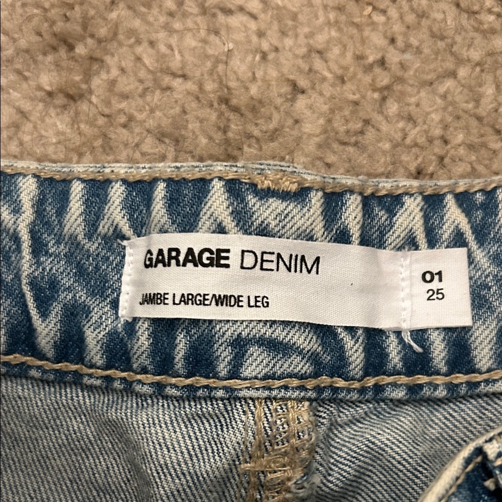 Garage wide leg jeans light wash - Picture 2 of 6